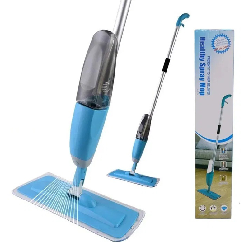 Təmizləmə Dəsti Healthy Spray Mop Püskürtməli Döşəmə Yuyucu Pol Silən Mop Su Çəni 600 ml